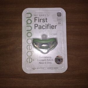 Nanobebe Baby Pacifier 0+ Months Unisex Green NEW